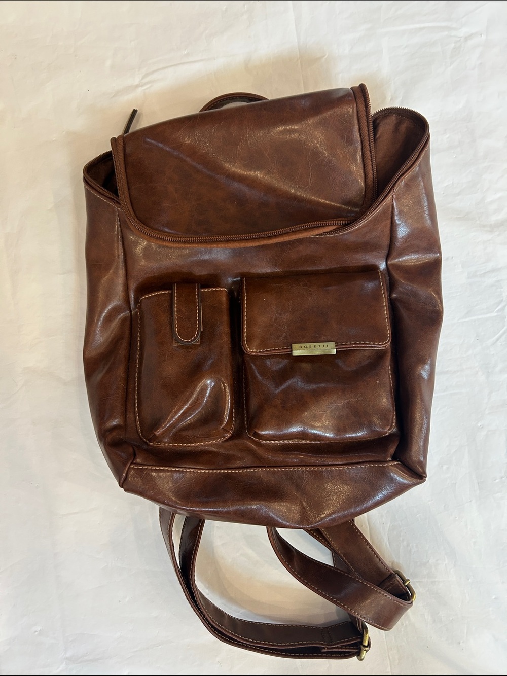 Rosetti Brown Daypack Backpack - Picture 8 of 10